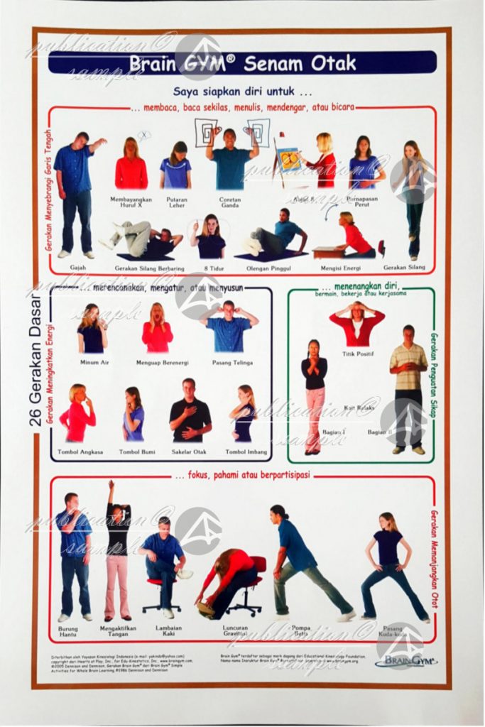 (Discontinued) Brain Gym 26 Movement Chart (A2) – Breakthru Bookshop ...